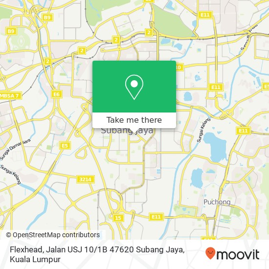 Flexhead, Jalan USJ 10 / 1B 47620 Subang Jaya map