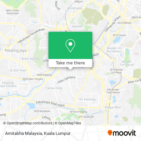 Peta Amitabha Malaysia