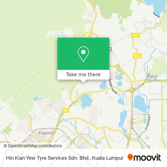 Hin Kian Yew Tyre Services Sdn. Bhd. map