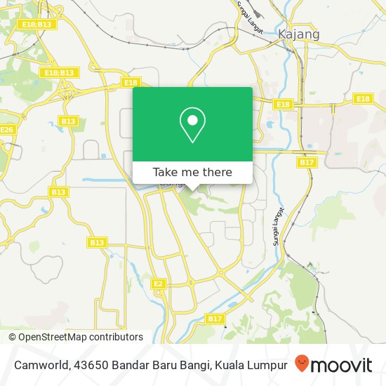 Camworld, 43650 Bandar Baru Bangi map