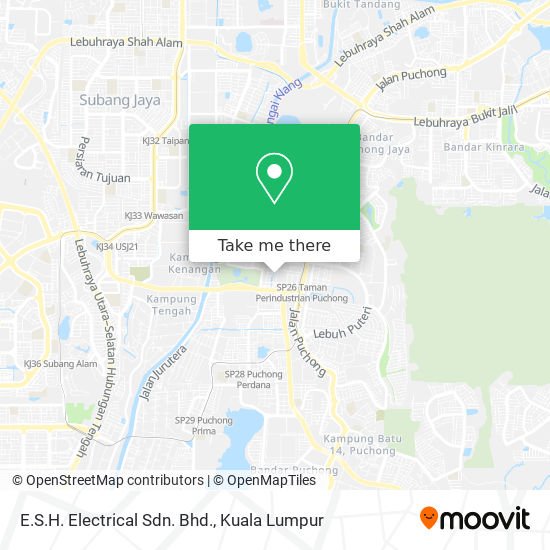 E.S.H. Electrical Sdn. Bhd. map