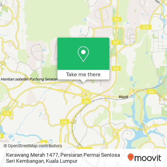 Kerawang Merah 1477, Persiaran Permai Sentosa Seri Kembangan map