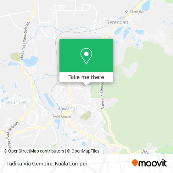 Tadika Via Gembira map