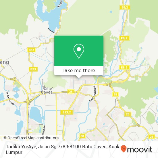 Tadika Yu-Aye, Jalan Sg 7 / 8 68100 Batu Caves map