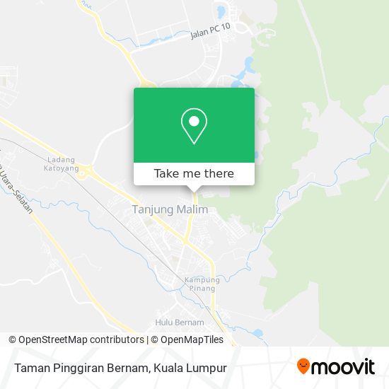 Taman Pinggiran Bernam map