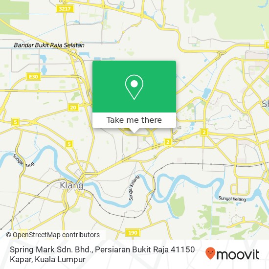 Peta Spring Mark Sdn. Bhd., Persiaran Bukit Raja 41150 Kapar