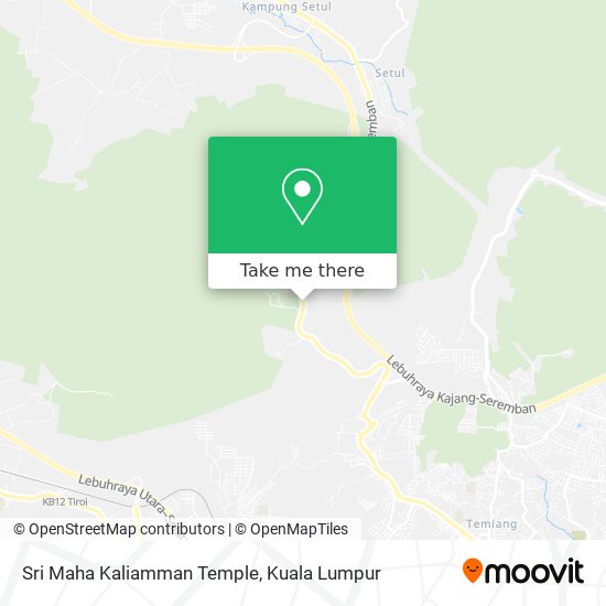 Sri Maha Kaliamman Temple map