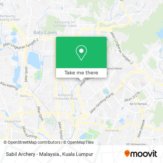 Peta Sabil Archery - Malaysia.