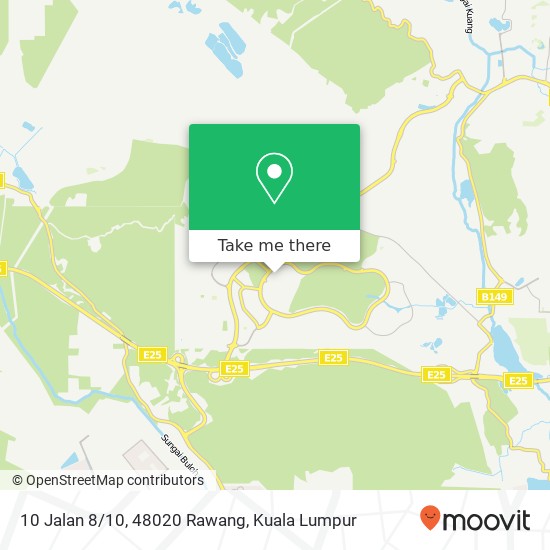 10 Jalan 8/10, 48020 Rawang map