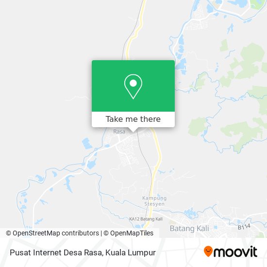 Peta Pusat Internet Desa Rasa