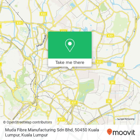 Muda Fibre Manufacturing Sdn Bhd, 50450 Kuala Lumpur map