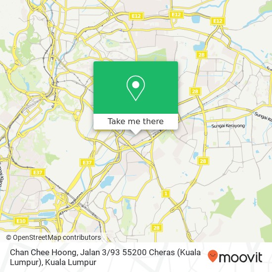 Chan Chee Hoong, Jalan 3 / 93 55200 Cheras (Kuala Lumpur) map