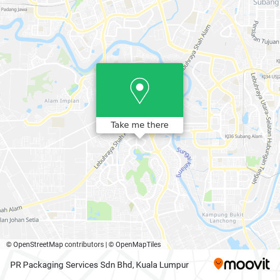 PR Packaging Services Sdn Bhd map