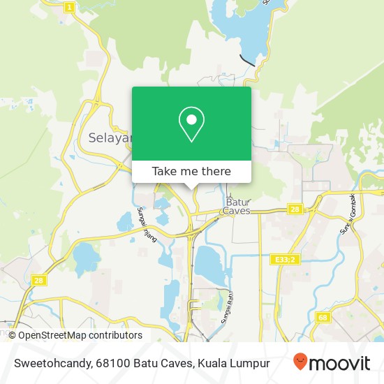 Sweetohcandy, 68100 Batu Caves map