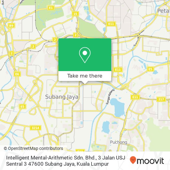 Intelligent Mental-Arithmetic Sdn. Bhd., 3 Jalan USJ Sentral 3 47600 Subang Jaya map