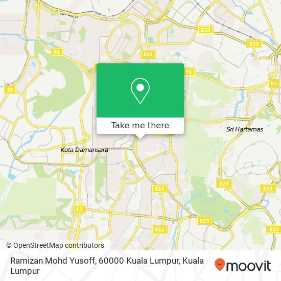 Peta Ramizan Mohd Yusoff, 60000 Kuala Lumpur