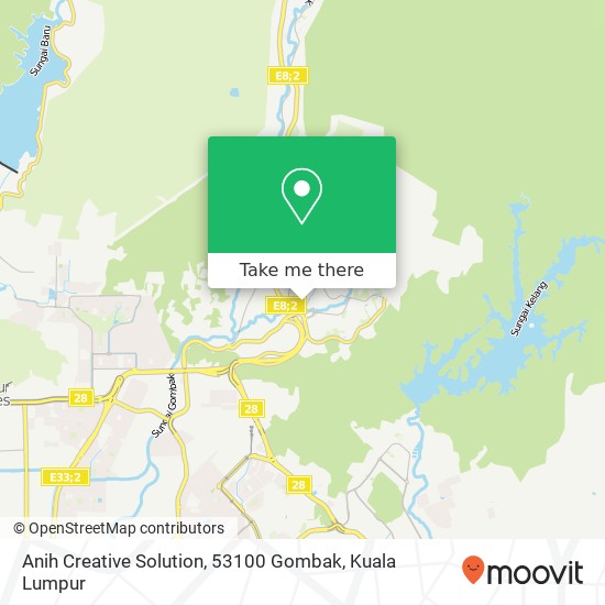 Anih Creative Solution, 53100 Gombak map