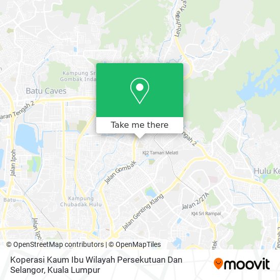 Peta Koperasi Kaum Ibu Wilayah Persekutuan Dan Selangor