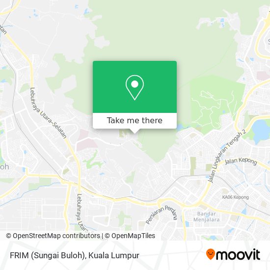 Peta FRIM (Sungai Buloh)