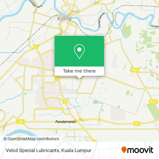 Veloil Special Lubricants map