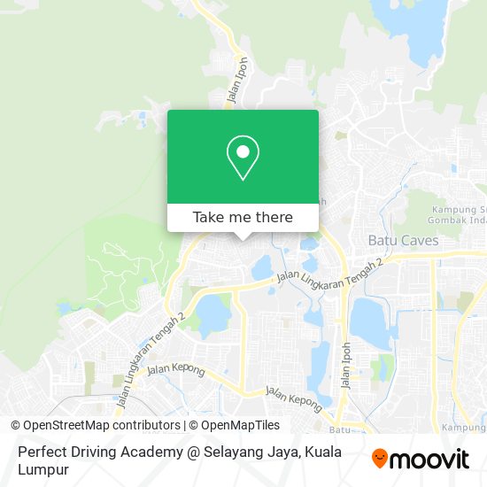 Perfect Driving Academy @ Selayang Jaya map