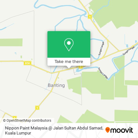 如何坐公交或火车去kuala Langat的nippon Paint Malaysia Jalan Sultan Abdul Samad