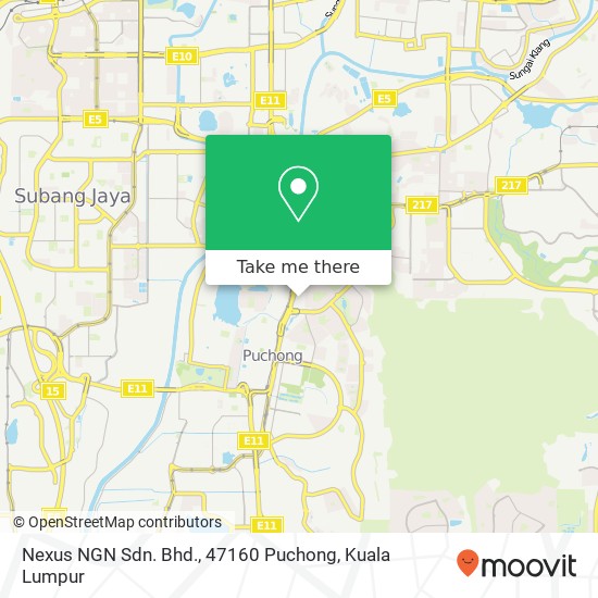 Nexus NGN Sdn. Bhd., 47160 Puchong map