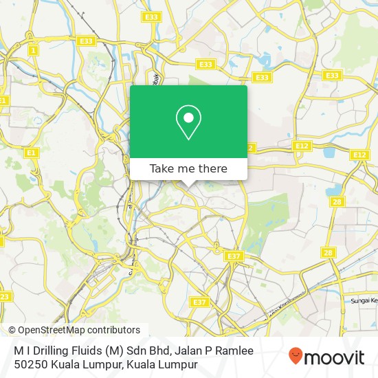 M I Drilling Fluids (M) Sdn Bhd, Jalan P Ramlee 50250 Kuala Lumpur map