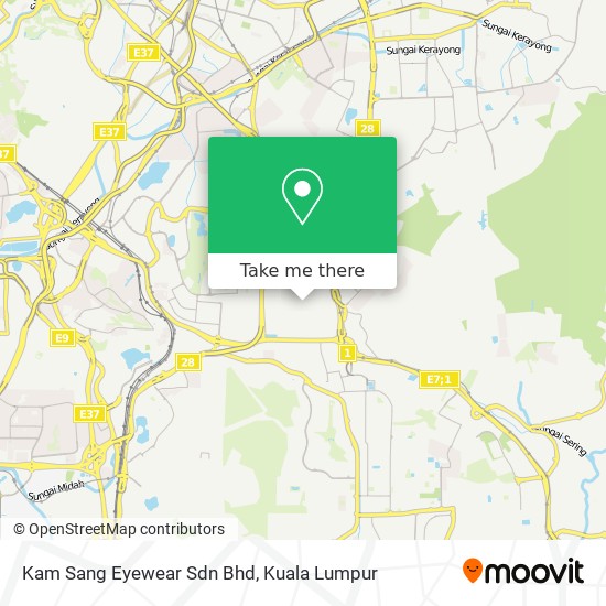 Kam Sang Eyewear Sdn Bhd map