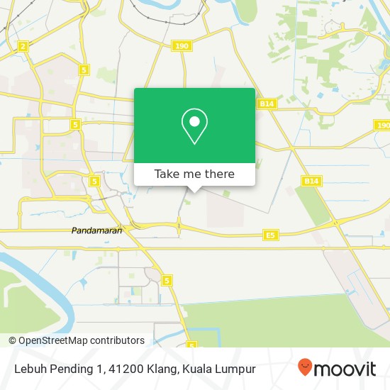 Lebuh Pending 1, 41200 Klang map