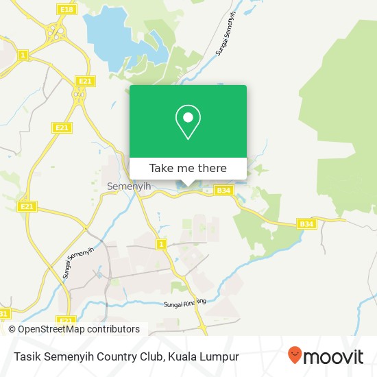 Tasik Semenyih Country Club, Jalan TTS 1 / 1 43500 Semenyih map