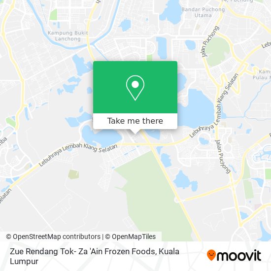 Zue Rendang Tok- Za 'Ain Frozen Foods map