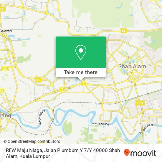 Peta RFW Maju Niaga, Jalan Plumbum Y 7 / Y 40000 Shah Alam