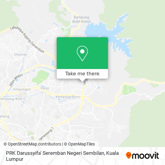 Peta PRK Darussyifa' Seremban Negeri Sembilan