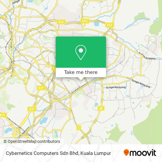 Cybernetics Computers Sdn Bhd map