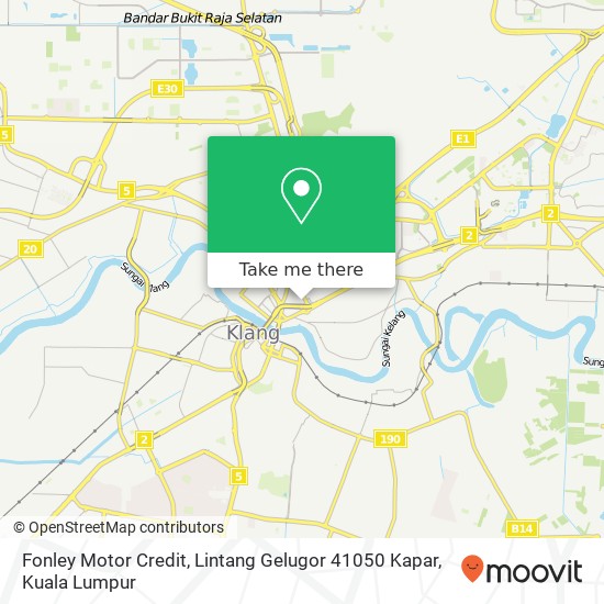 Fonley Motor Credit, Lintang Gelugor 41050 Kapar map