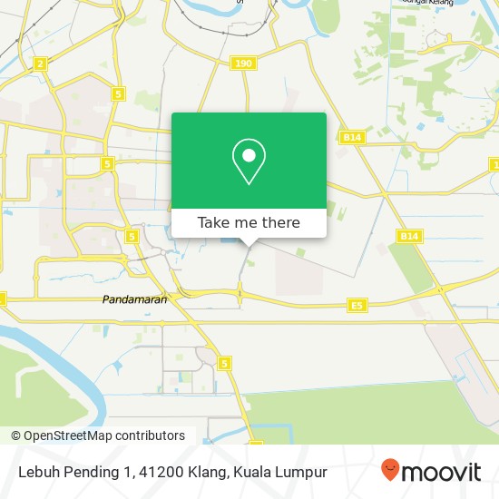 Lebuh Pending 1, 41200 Klang map