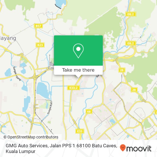 GMG Auto Services, Jalan PPS 1 68100 Batu Caves map