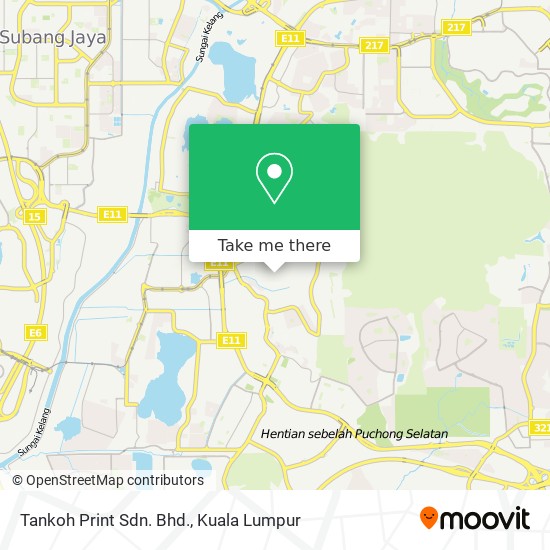 Tankoh Print Sdn. Bhd. map