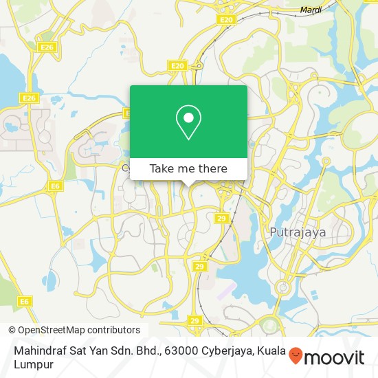 Mahindraf Sat Yan Sdn. Bhd., 63000 Cyberjaya map