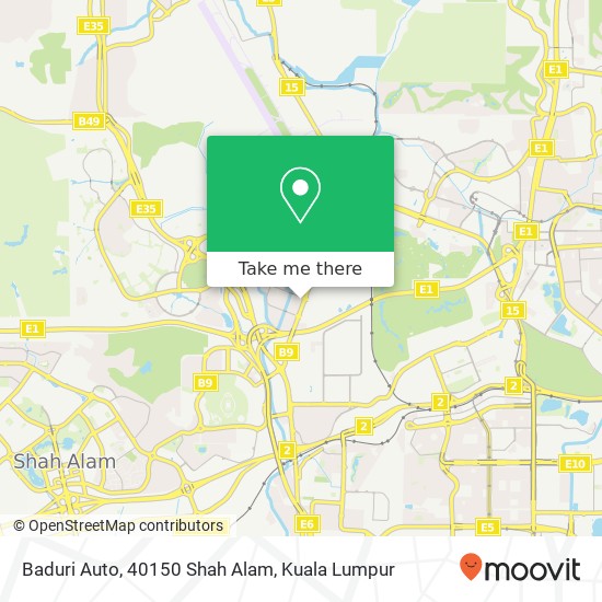 Baduri Auto, 40150 Shah Alam map