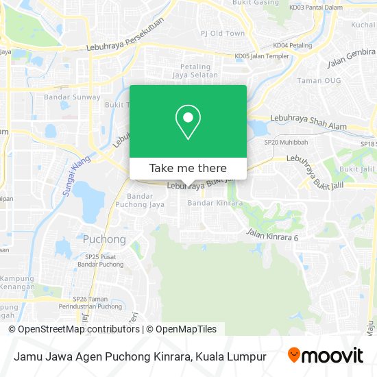 Jamu Jawa Agen Puchong Kinrara map