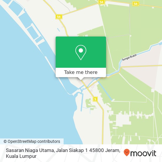 Peta Sasaran Niaga Utama, Jalan Siakap 1 45800 Jeram