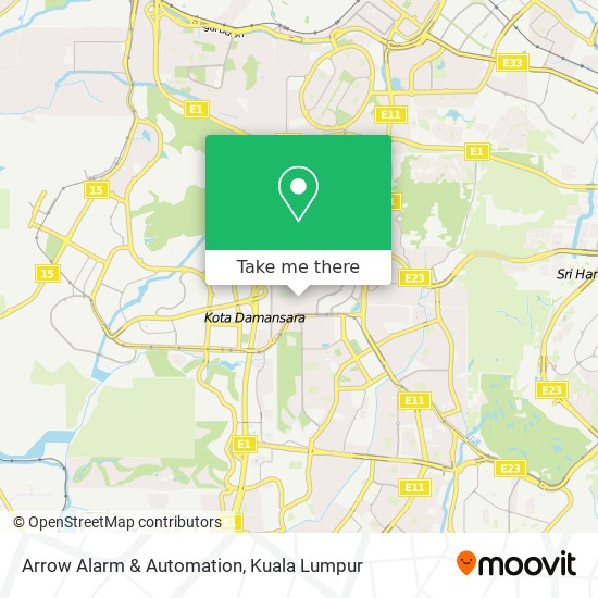 Arrow Alarm & Automation map
