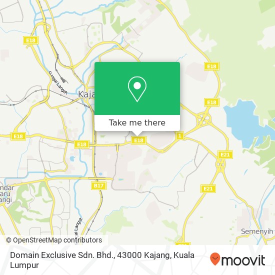 Domain Exclusive Sdn. Bhd., 43000 Kajang map
