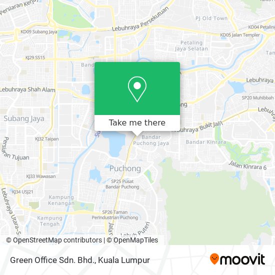 Green Office Sdn. Bhd. map