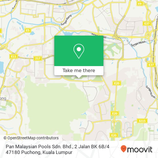 Pan Malaysian Pools Sdn. Bhd., 2 Jalan BK 6B / 4 47180 Puchong map