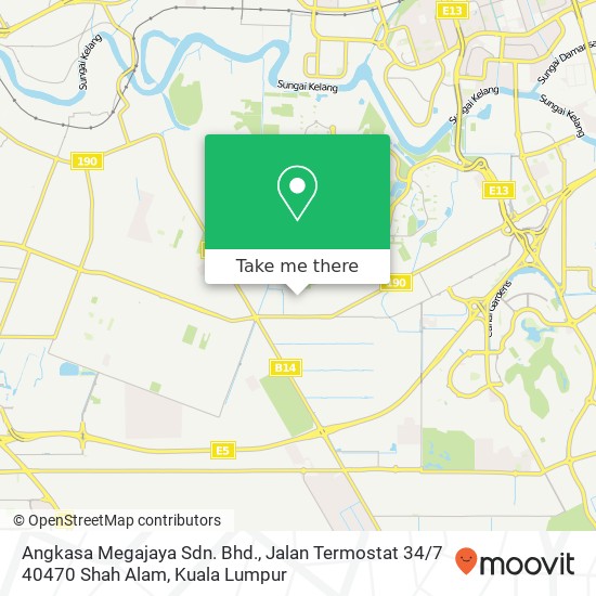 Angkasa Megajaya Sdn. Bhd., Jalan Termostat 34 / 7 40470 Shah Alam map