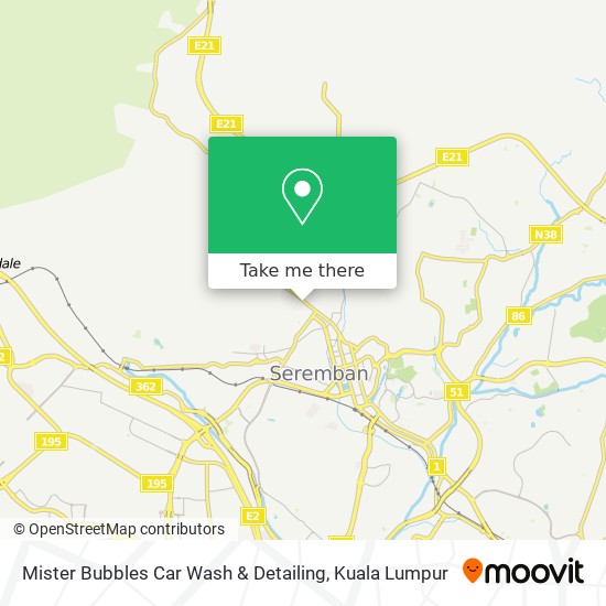 Mister Bubbles Car Wash & Detailing map