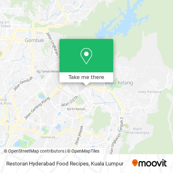 Restoran Hyderabad Food Recipes map